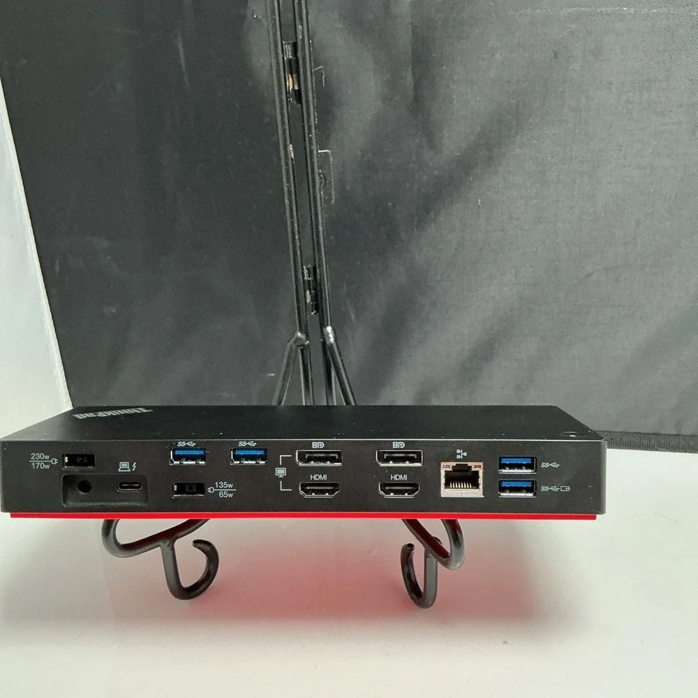 Lenovo ThinkPad Thunderbolt 3 Workstation Dock Gen 2 Working Tested (No Cables)
